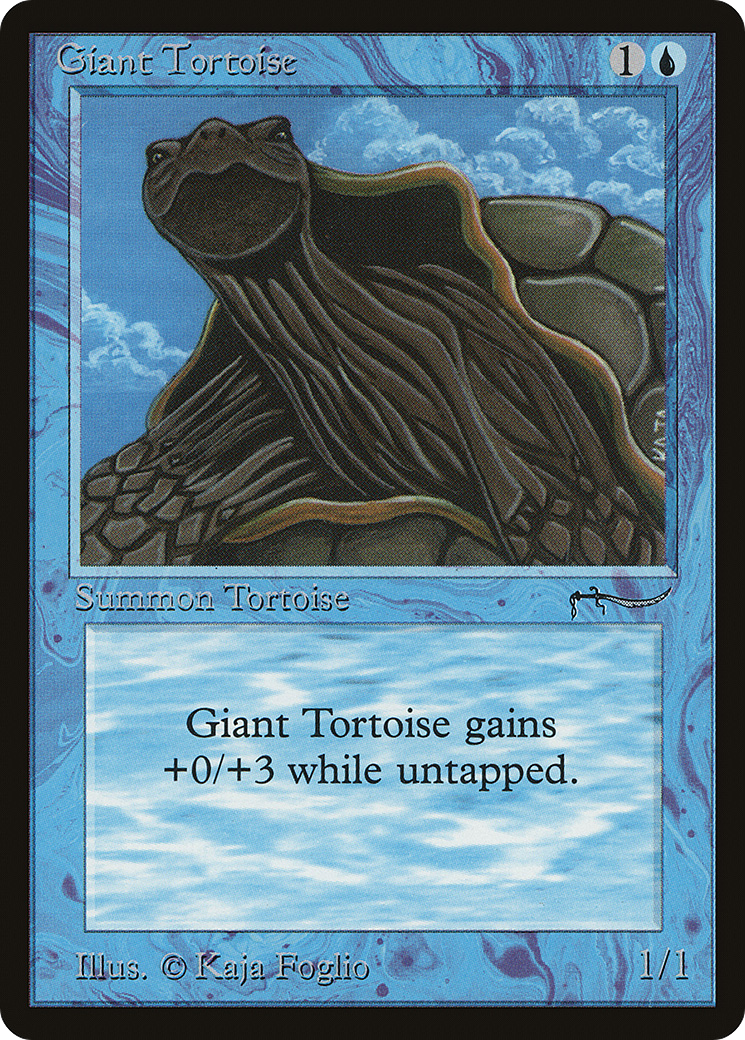 Tortue géante (coût de mana léger) [Mille et une nuits] 
