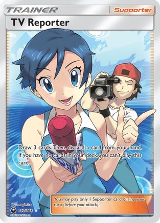 TV Reporter (167/168) [Sun & Moon: Celestial Storm] - Trinity Hobby