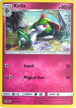 Kirlia (92a/147) [Alternate Art Promos] - Trinity Hobby