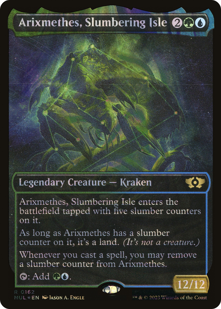 Arixmethes, Slumbering Isle (Halo Foil) [Multiverse Legends] - Trinity Hobby