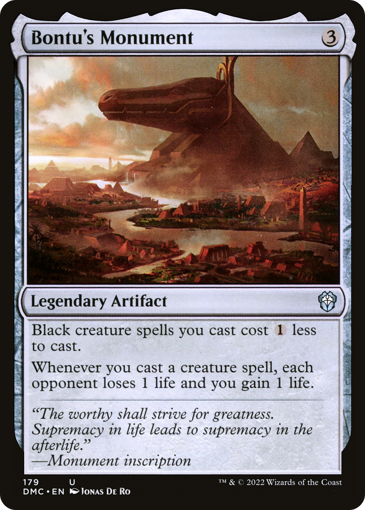 Bontu's Monument [Dominaria United Commander] - Trinity Hobby