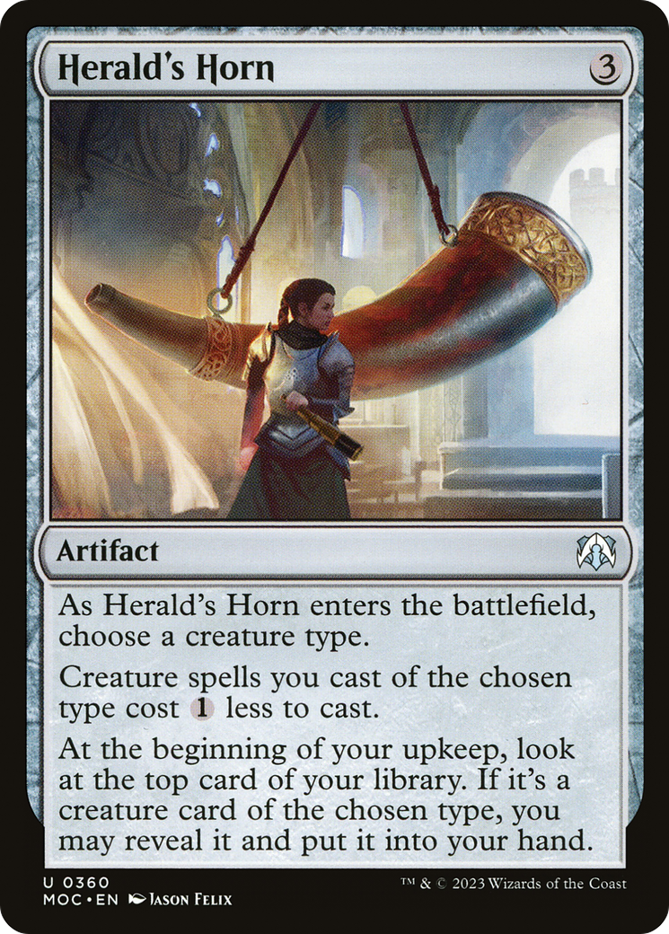 Herald's Horn [March of the Machine Commander] - Trinity Hobby