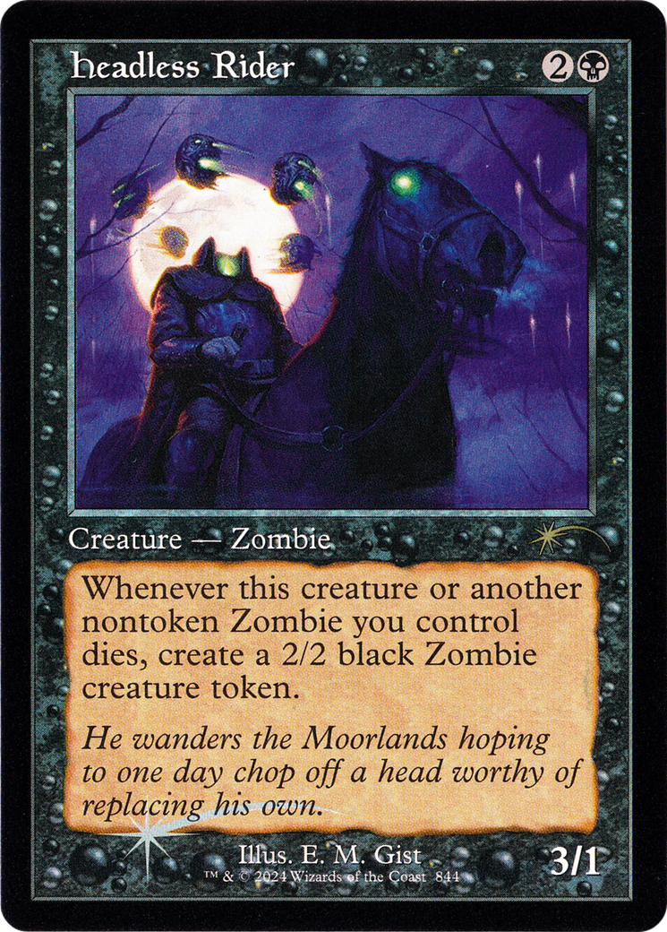 Headless Rider (Retro Frame) (SLD-844) - [Secret Lair Drop Series] Foil