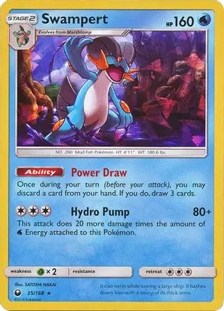 Swampert (35/168) (Theme Deck Exclusive) [Sun & Moon: Celestial Storm] - Trinity Hobby