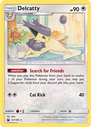 Delcatty (121/168) (Theme Deck Exclusive) [Sun & Moon: Celestial Storm] - Trinity Hobby