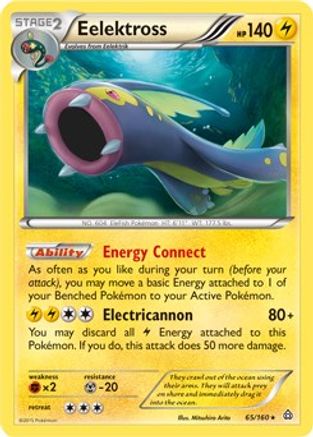 Eelektross (65/160) (Cosmos Holo) (Blister Exclusive) [XY: Primal Clash] - Trinity Hobby