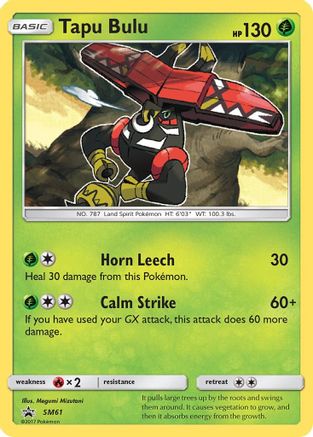 Tapu Bulu (SM61) [Sun & Moon: Black Star Promos] - Trinity Hobby