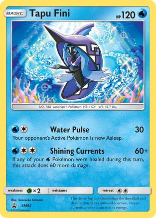 Tapu Fini (SM92) [Sun & Moon: Black Star Promos] - Trinity Hobby