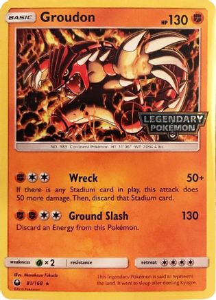 Groudon (Cosmos Holo) (Gamestop Promo) - (081/168) Holofoil [Miscellaneous Cards & Products]