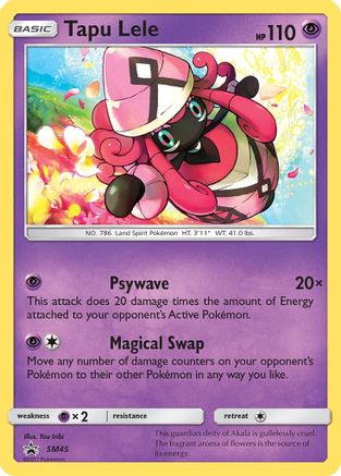 Tapu Lele (SM45) [Sun & Moon: Black Star Promos] - Trinity Hobby