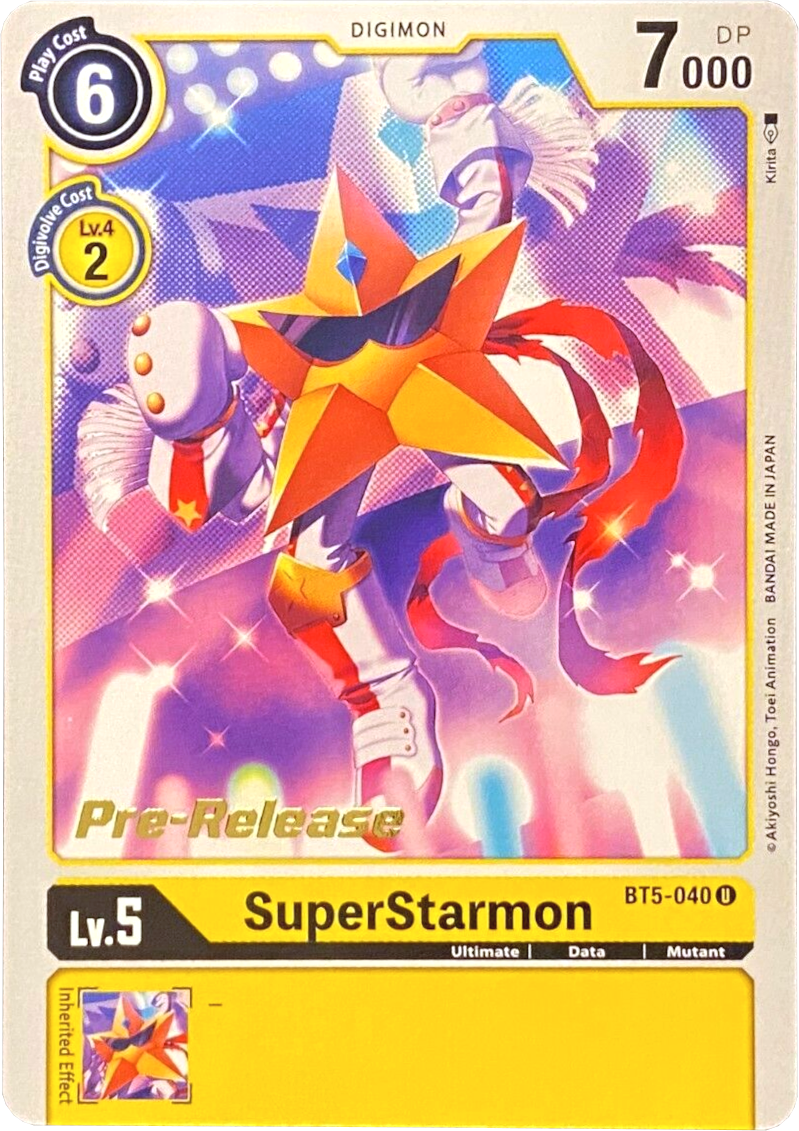 SuperStarmon [BT5-040] [Battle of Omni Pre-Release Promos] - Trinity Hobby