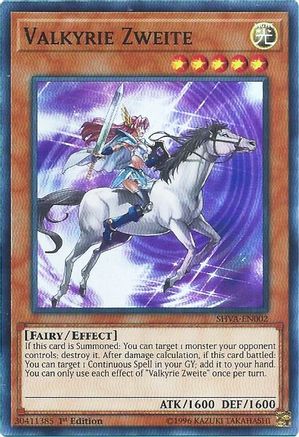 Valkyrie Zweite [SHVA-EN002] Super Rare - Trinity Hobby