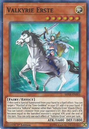 Valkyrie Erste [SHVA-EN003] Super Rare - Trinity Hobby