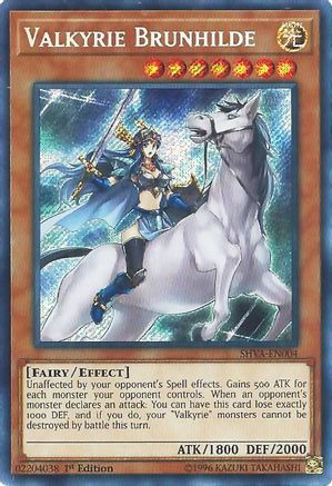 Valkyrie Brunhilde [SHVA-EN004] Secret Rare - Trinity Hobby