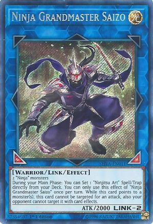 Ninja Grandmaster Saizo [SHVA-EN011] Secret Rare - Trinity Hobby