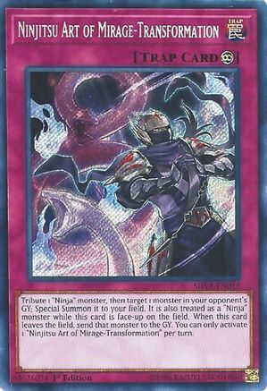 Ninjitsu Art of Mirage-Transformation [SHVA-EN015] Secret Rare - Trinity Hobby