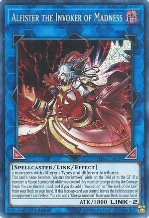 Aleister the Invoker of Madness [SHVA-EN020] Secret Rare - Trinity Hobby