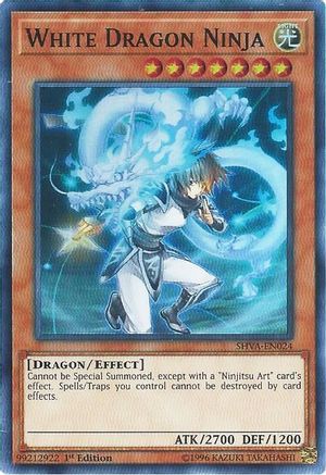 White Dragon Ninja [SHVA-EN024] Super Rare - Trinity Hobby