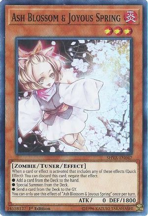 Ash Blossom & Joyous Spring [SHVA-EN047] Super Rare - Trinity Hobby
