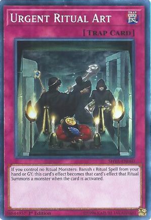 Urgent Ritual Art [SHVA-EN060] Super Rare - Trinity Hobby
