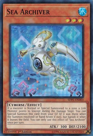 Sea Archiver [SDPL-EN003] Super Rare - Trinity Hobby