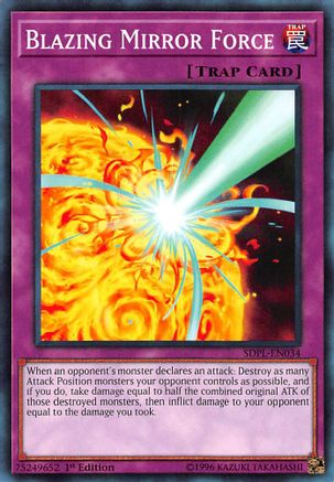 Blazing Mirror Force [SDPL-EN034] Common - Trinity Hobby