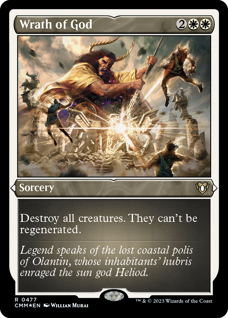 Wrath of God (Foil Etched) [Commander Masters] - Trinity Hobby