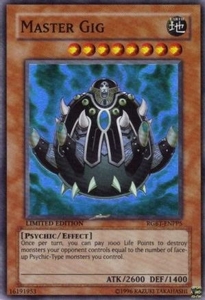 Master Gig [RGBT-ENPP5] Super Rare - Trinity Hobby
