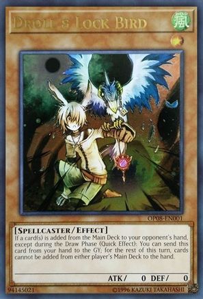 Droll & Lock Bird [OP08-EN001] Ultimate Rare - Trinity Hobby