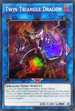 Twin Triangle Dragon [OP08-EN006] Super Rare - Trinity Hobby