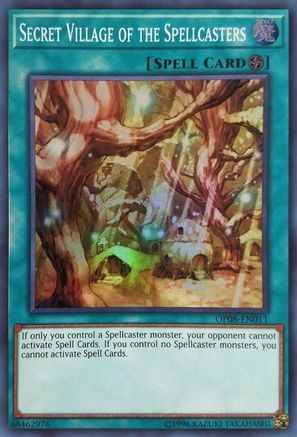 Secret Village of the Spellcasters [OP08-EN011] Super Rare - Trinity Hobby