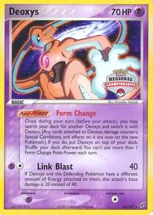 Deoxys (16/107) (Championship Promo) [EX: Deoxys] - Trinity Hobby