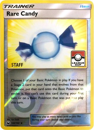 Rare Candy (142/168) (League Promo Staff) [Sun & Moon: Celestial Storm] - Trinity Hobby