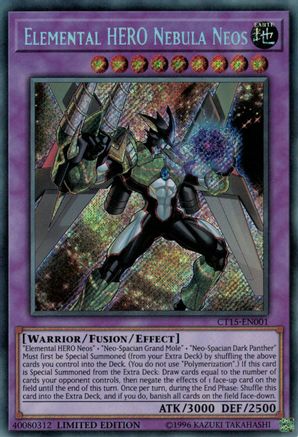 Elemental Hero Nebula Neos [CT15-EN001] Secret Rare - Trinity Hobby