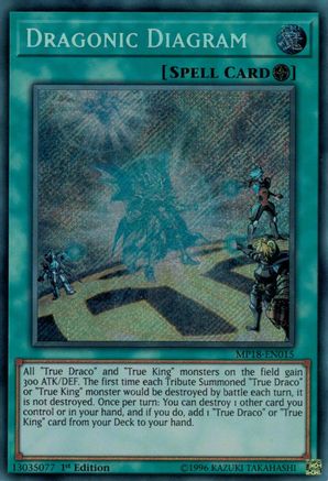 Dragonic Diagram [MP18-EN015] Secret Rare - Trinity Hobby