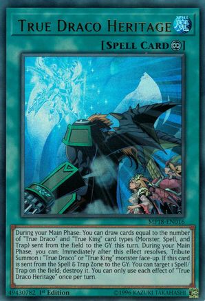 True Draco Heritage [MP18-EN016] Ultra Rare - Trinity Hobby