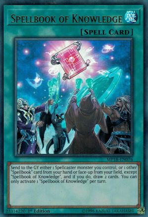 Spellbook of Knowledge [MP18-EN076] Ultra Rare - Trinity Hobby