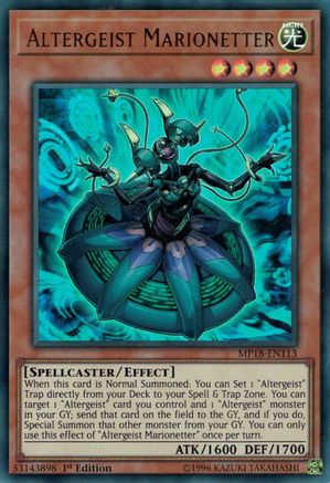 Altergeist Marionetter [MP18-EN113] Ultra Rare - Trinity Hobby