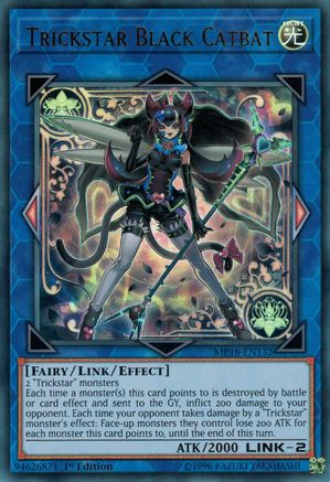 Trickstar Black Catbat [MP18-EN132] Ultra Rare - Trinity Hobby