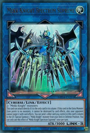 Mekk-Knight Spectrum Supreme [MP18-EN201] Ultra Rare - Trinity Hobby