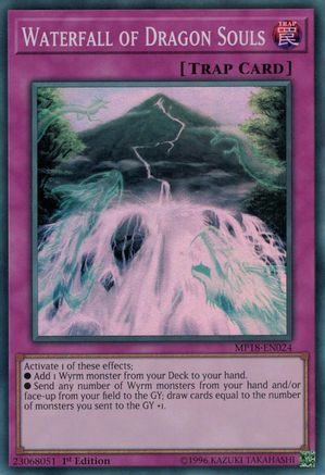 Waterfall of Dragon Souls [MP18-EN024] Super Rare - Trinity Hobby