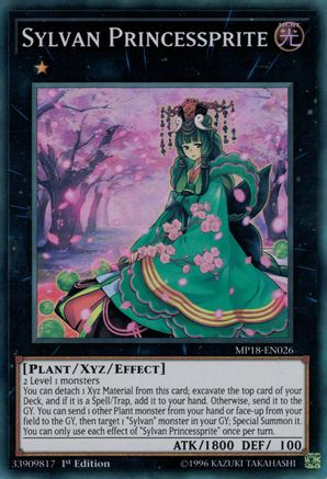 Sylvan Princessprite [MP18-EN026] Super Rare