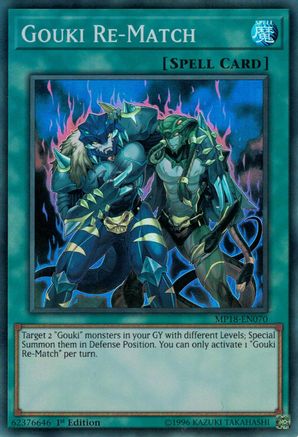 Gouki Re-Match [MP18-EN070] Super Rare - Trinity Hobby