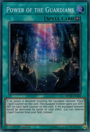 Power of the Guardians [MP18-EN208] Super Rare - Trinity Hobby