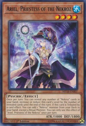Ariel, Priestess of the Nekroz [MP18-EN007] Rare