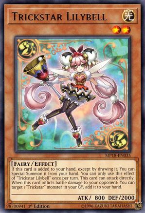 Trickstar Lilybell [MP18-EN035] Rare - Trinity Hobby