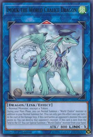 Imduk the World Chalice Dragon [MP18-EN066] Rare - Trinity Hobby
