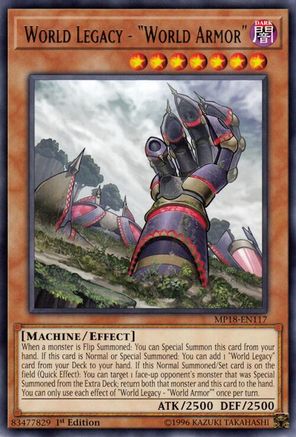 World Legacy - "World Armor" [MP18-EN117] Rare - Trinity Hobby