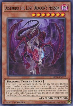 Destrudo the Lost Dragon's Frisson [MP18-EN127] Rare - Trinity Hobby