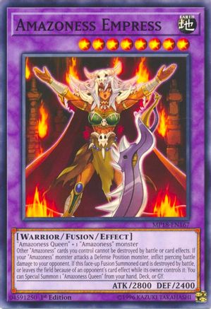 Amazoness Empress [MP18-EN167] Common - Trinity Hobby